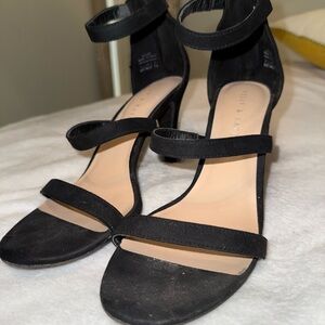 Elegant Black Strappy Heels